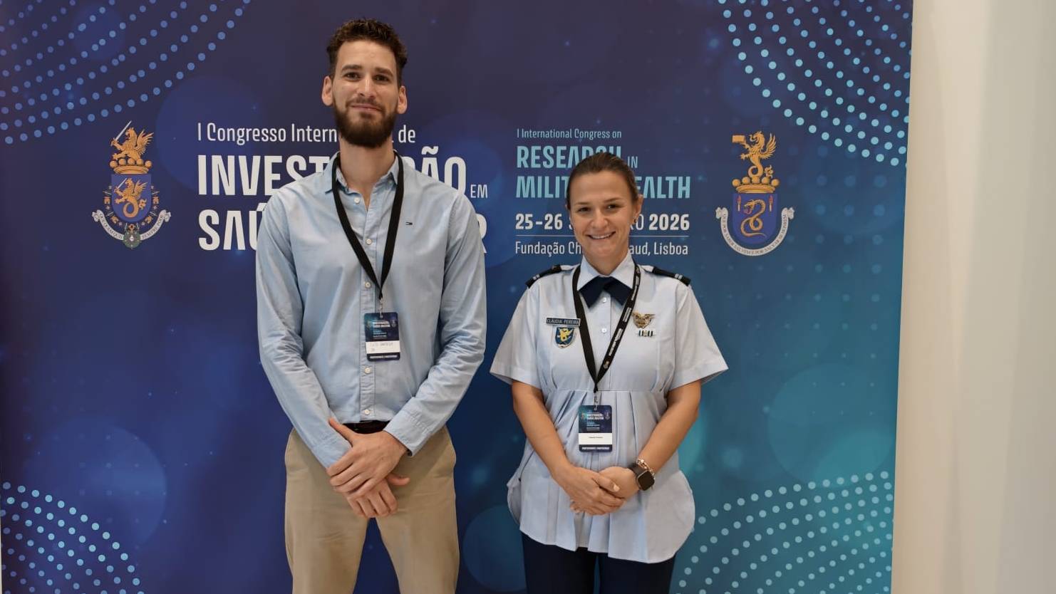 Investigadores do CIAFA participam na 1.� Confer�ncia  Internacional em Investiga��o em Sa�de Militar